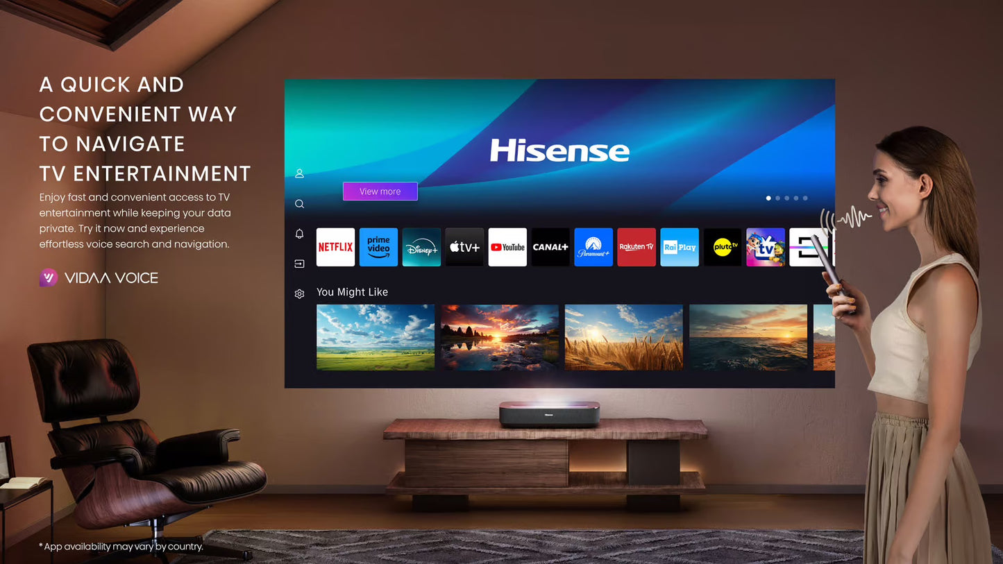 Hisense PL2 80″ – 150″ Ultra Short Throw Laser Cinema