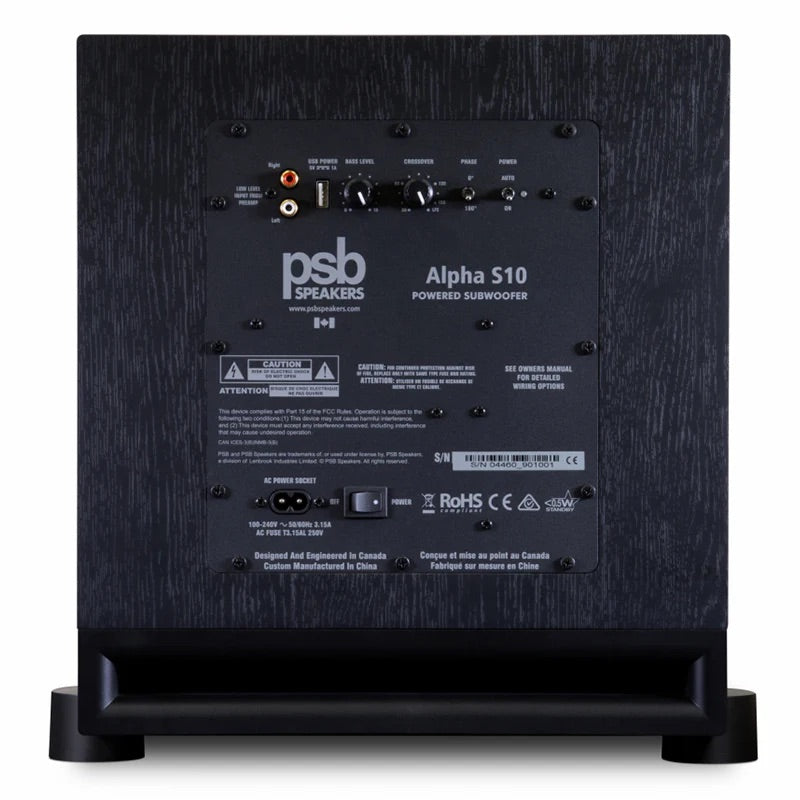 PSB Alpha S10 powered sub